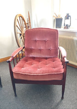 Load image into Gallery viewer, Skrindan Lounge Chair by Kerstin Hörlin-Holmqvist in dusty pink