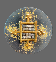 Load image into Gallery viewer, SOLD - Prof. Michael Zobel Original Ashanti Gold Weight Pendant & Brooch (michael.zobel-heritage)
