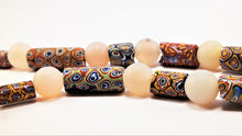 Load image into Gallery viewer, Millefiori Antique Beads with Rock Crystal Spheres