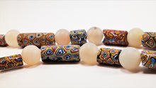 Load image into Gallery viewer, Millefiori Antique Beads with Rock Crystal Spheres