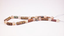 Load image into Gallery viewer, Millefiori Antique Beads with Rock Crystal Spheres