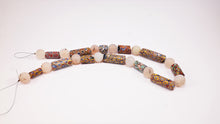 Load image into Gallery viewer, Millefiori Antique Beads with Rock Crystal Spheres