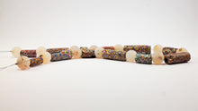 Load image into Gallery viewer, Millefiori Antique Beads with Rock Crystal Spheres