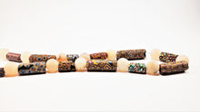 Load image into Gallery viewer, Millefiori Antique Beads with Rock Crystal Spheres