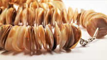 Load image into Gallery viewer, Mother of Pearl Extralong Roundshaped Shell Necklace - ARGONAUTS Collection
