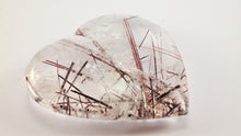 Load image into Gallery viewer, Amazing Rutilated and Tourmalinated Quartz Heart