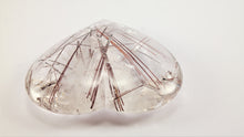 Load image into Gallery viewer, Amazing Rutilated and Tourmalinated Quartz Heart