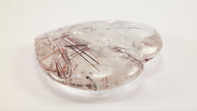 Load image into Gallery viewer, Amazing Rutilated and Tourmalinated Quartz Heart