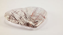 Load image into Gallery viewer, Amazing Rutilated and Tourmalinated Quartz Heart