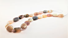 Load image into Gallery viewer, Elegant Grey-Blue and Creme Agate Necklace