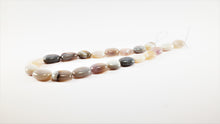 Load image into Gallery viewer, Elegant Grey-Blue and Creme Agate Necklace