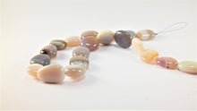 Load image into Gallery viewer, Elegant Grey-Blue and Creme Agate Necklace