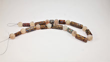 Load image into Gallery viewer, Millefiori Antique Beads with Rock Crystal Spheres