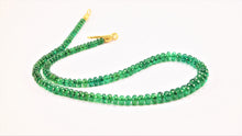 Load image into Gallery viewer, Deep green tsavorite necklace