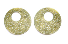 Load image into Gallery viewer, Jade Jadeite Earslices Pair
