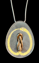 Load image into Gallery viewer, S O L D - Prof. Michael Zobel Original Double-Sided Ashanti Gold Weight Pendant
