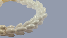 Load image into Gallery viewer, Bridesmaid White Shell Large Necklace - ARGONAUTS Collection
