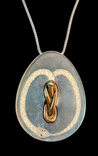 Load image into Gallery viewer, S O L D - Prof. Michael Zobel Original Double-Sided Ashanti Gold Weight Pendant
