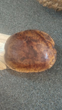 Load image into Gallery viewer, Antique Swedish Root Bowl, Hand-Turned, Thin-Walled, Rare 1868
