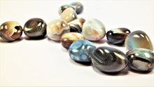 Load image into Gallery viewer, Amazing African Blue &amp; Grey Agate Neckpiece
