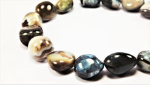 Load image into Gallery viewer, Amazing African Blue &amp; Grey Agate Neckpiece
