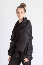 Load image into Gallery viewer, Pleated Multifunctional Jacket with Zic Zac Pleated Sleeves by caren shen offered by ahoyart
