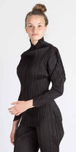 Load image into Gallery viewer, Pleated Multifuntional Top with Sleeves and High Collar
