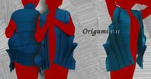 Load image into Gallery viewer, Multifuntional pleated and folded top Origami VII by caren shen
