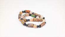 Load image into Gallery viewer, Millefiori Antique Beads with Rock Crystal and Sapphire
