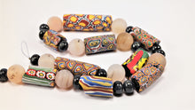 Load image into Gallery viewer, Millefiori Antique Beads with Rock Crystal and Sapphire
