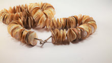 Load image into Gallery viewer, Mother of Pearl Extralong Roundshaped Shell Necklace - ARGONAUTS Collection
