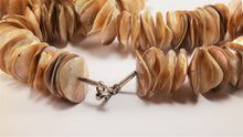 Load image into Gallery viewer, Mother of Pearl Extralong Roundshaped Shell Necklace - ARGONAUTS Collection
