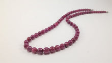 Load image into Gallery viewer, Natural Ruby Round Necklace
