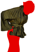 Load image into Gallery viewer, Pleated Multifunctional Jacket with Sleeves, can be worn in either a long or short version
