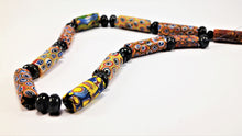 Load image into Gallery viewer, Venetian Millefiori Beads with Sapphire
