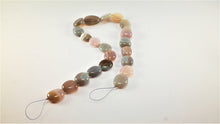 Load image into Gallery viewer, Tasteful Grey-Blue and Creme Agate Necklace
