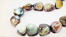 Load image into Gallery viewer, Wonderful Blue Layer Agate Neckpiece
