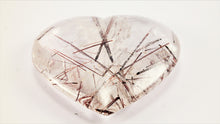 Load image into Gallery viewer, Amazing Rutilated and Tourmalinated Quartz Heart
