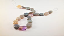 Load image into Gallery viewer, SOLD - Stylish Grey-Blue and Creme Agate Necklace
