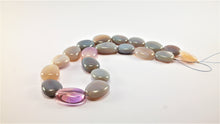 Load image into Gallery viewer, SOLD - Stylish Grey-Blue and Creme Agate Necklace
