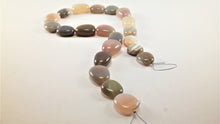 Load image into Gallery viewer, Classic Grey-Blue and Creme Agate Necklace
