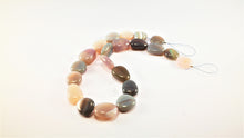 Load image into Gallery viewer, Classic Grey-Blue and Creme Agate Necklace
